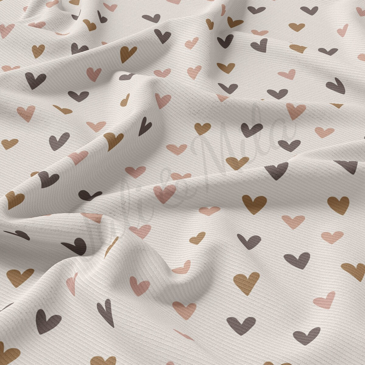 Rib Knit Fabric RBK2454 Valentine's Day