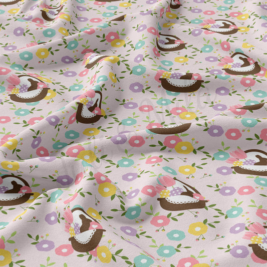 DBP Fabric Double Brushed Polyester Fabric DBP2383 Easter