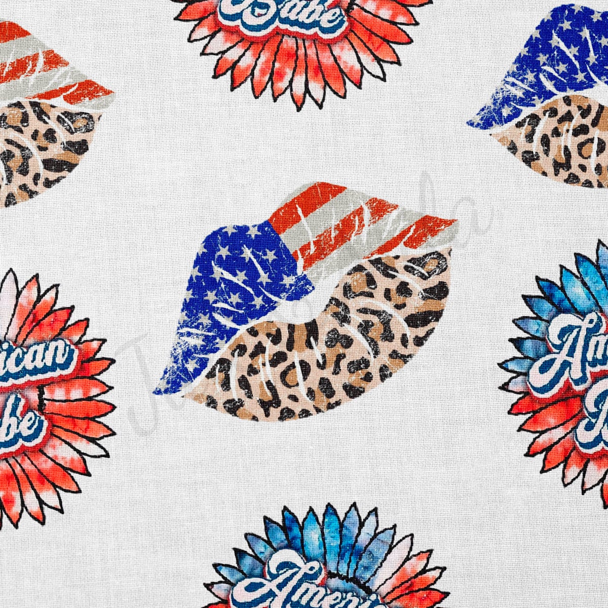 100% Cotton Fabric By the Yard Printed in USA Cotton Sateen - Cotton СTN1370 4th of July Patriotic