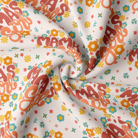 DBP Fabric Double Brushed Polyester DBP2515 Mama's Girl