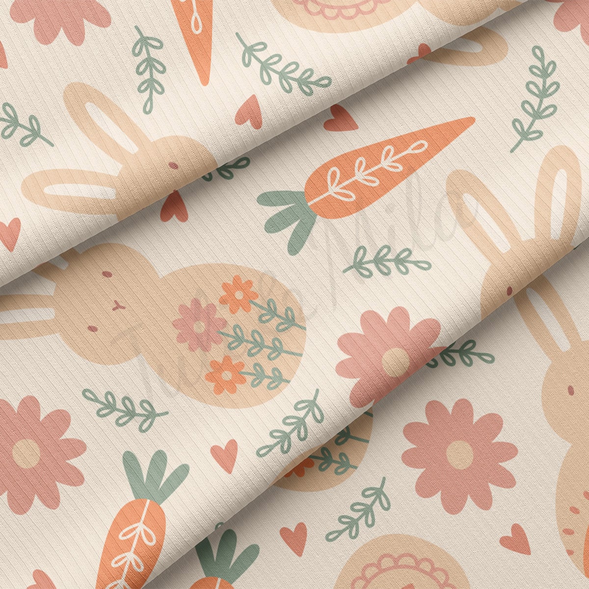 Rib Knit Fabric RBK2551 Easter