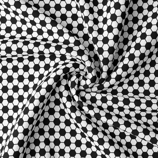 DBP Fabric Double Brushed Polyester DBP2466 Soccer