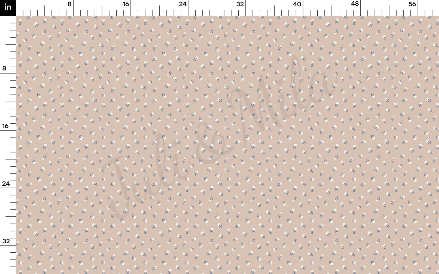 Rib Knit Fabric RBK2434 Floral