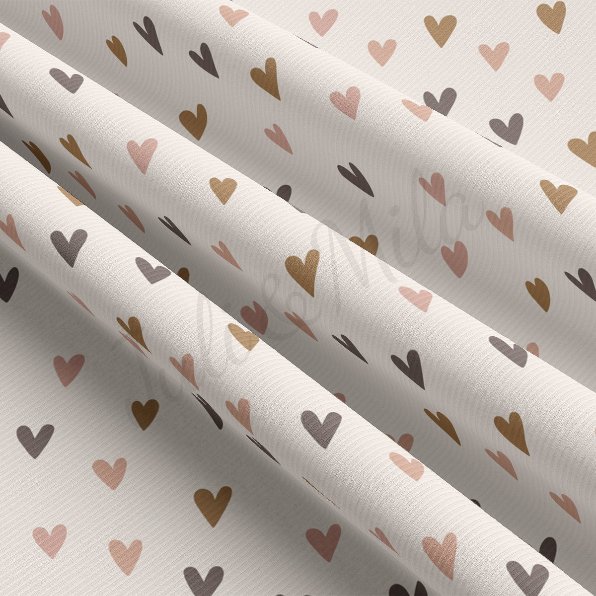 Rib Knit Fabric RBK2454 Valentine's Day