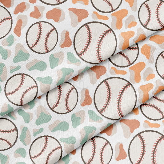 100% Cotton Fabric CTN2510 Baseball