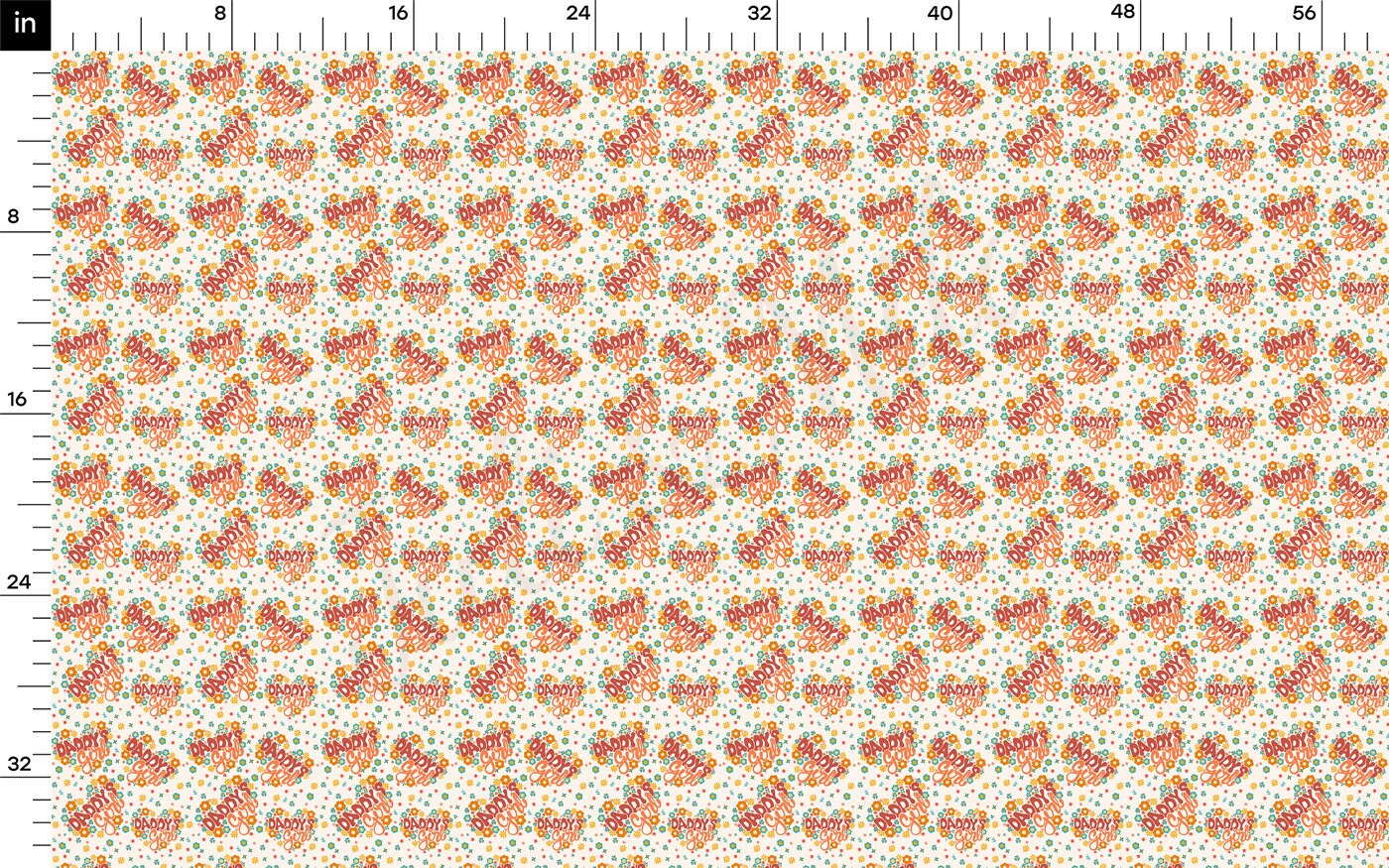 DBP Fabric Double Brushed Polyester DBP2516 Daddy's Girl