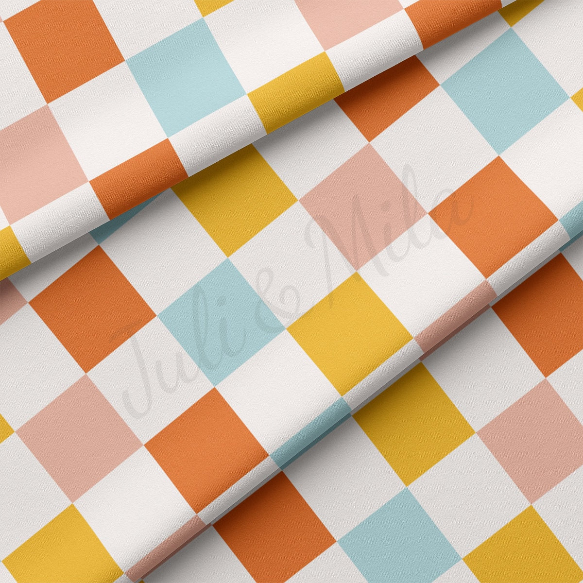 DBP Fabric Double Brushed Polyester DBP2523 Check