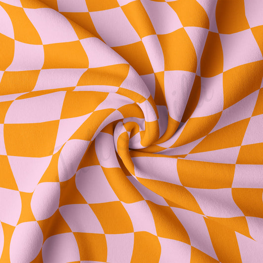 DBP Fabric Double Brushed Polyester DBP2528 Check