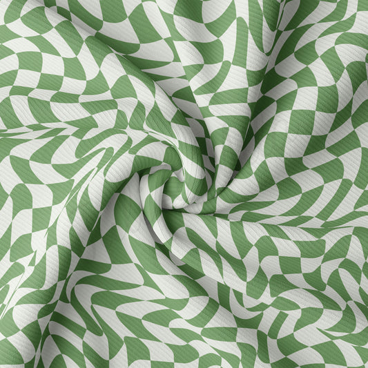 Rib Knit Fabric RBK2529 Check