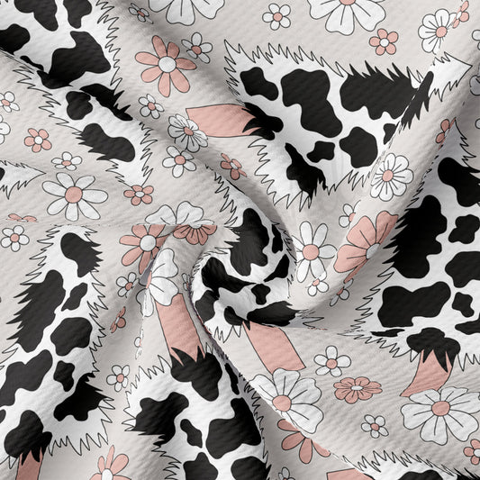 Bullet Fabric AA2605 Christmas Cow