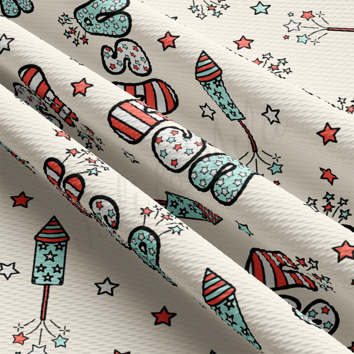 Bullet Fabric AA2609 Patriotic 4th of July