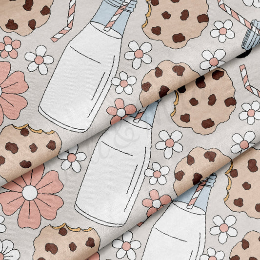 100% Cotton Fabric CTN2604 Boho Cow