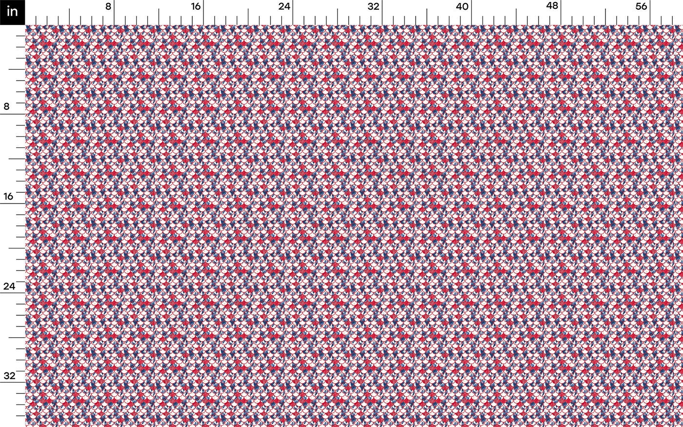 100% Cotton Fabric CTN2617 Patriotic 4th of July
