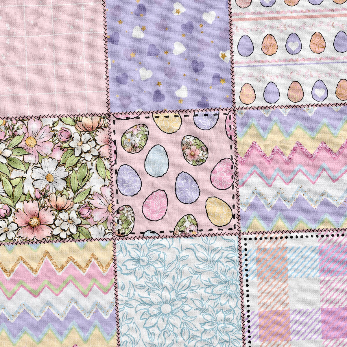 100% Cotton Fabric CTN2620 Easter