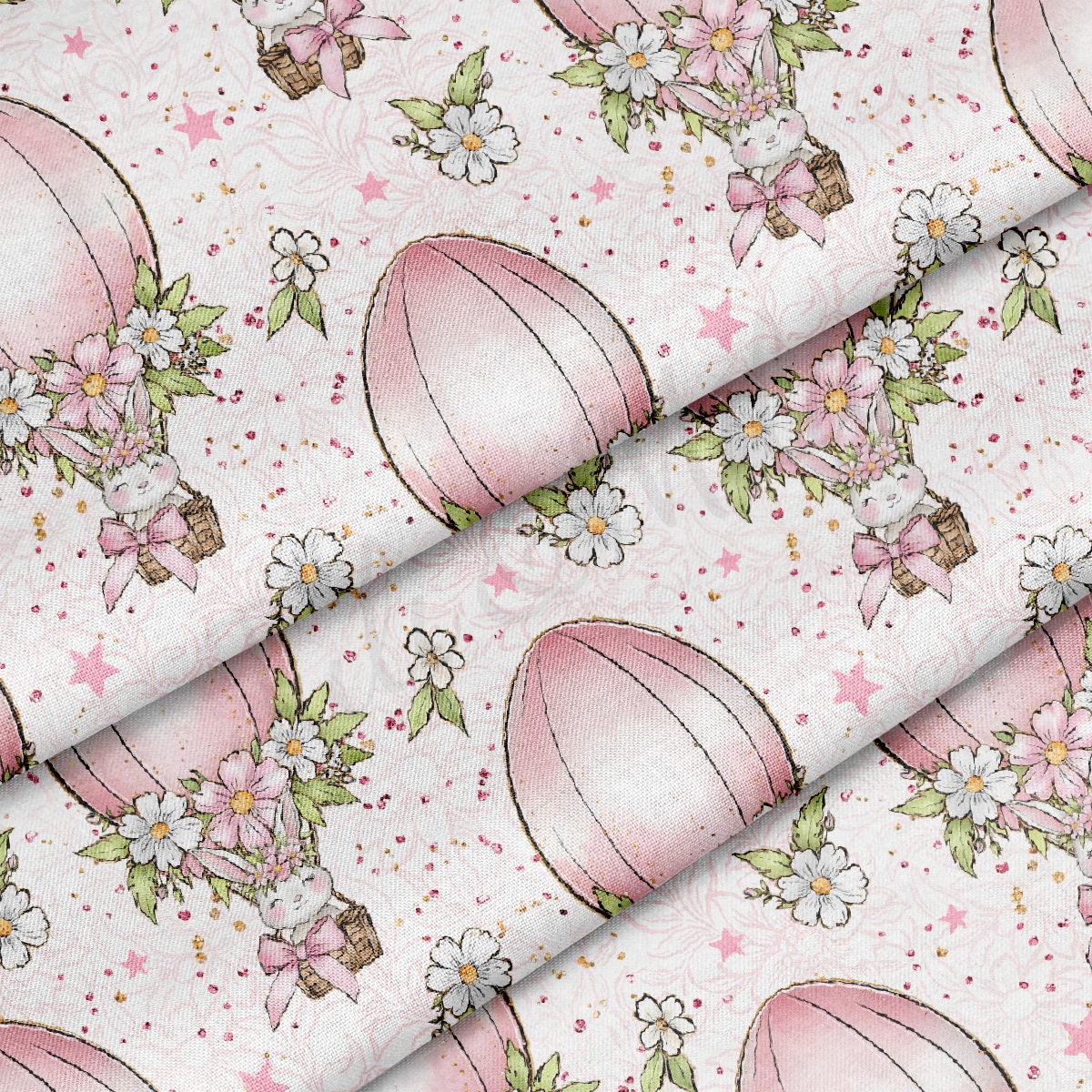 100% Cotton Fabric CTN2621 Easter