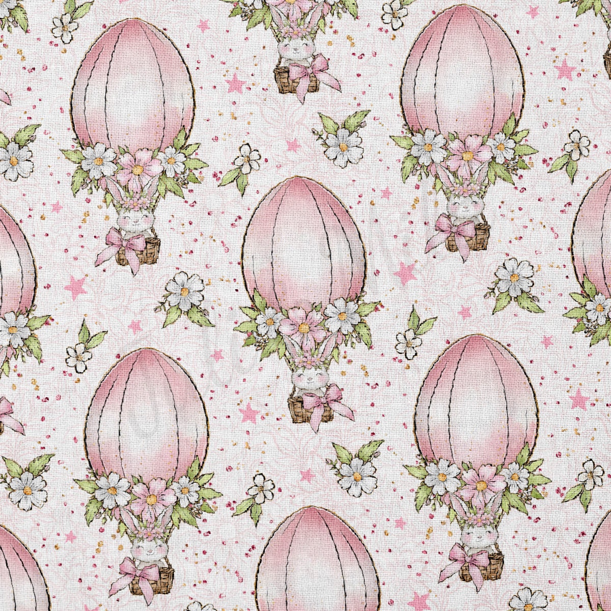 100% Cotton Fabric CTN2621 Easter