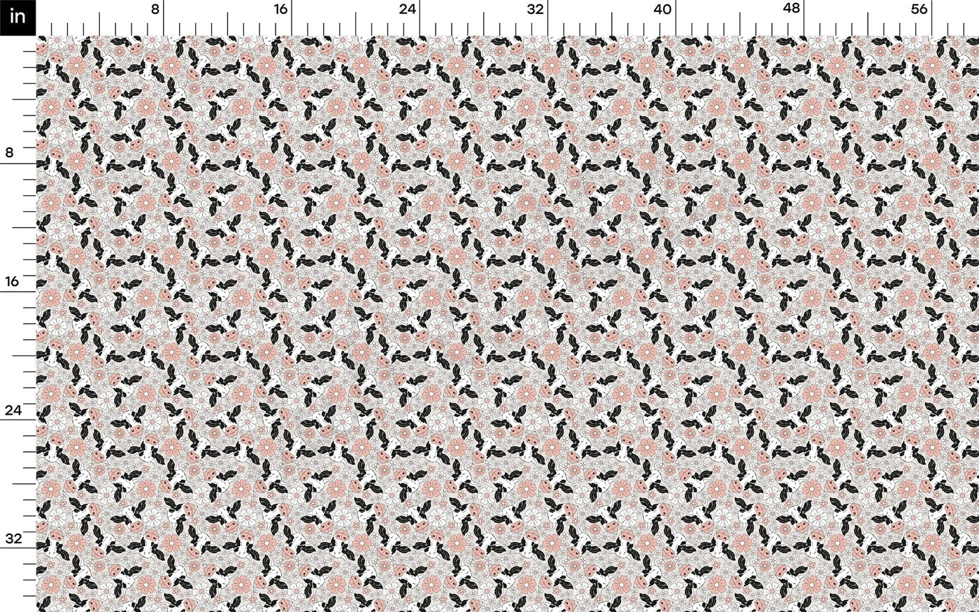 Rib Knit Fabric RBK2600 Cow