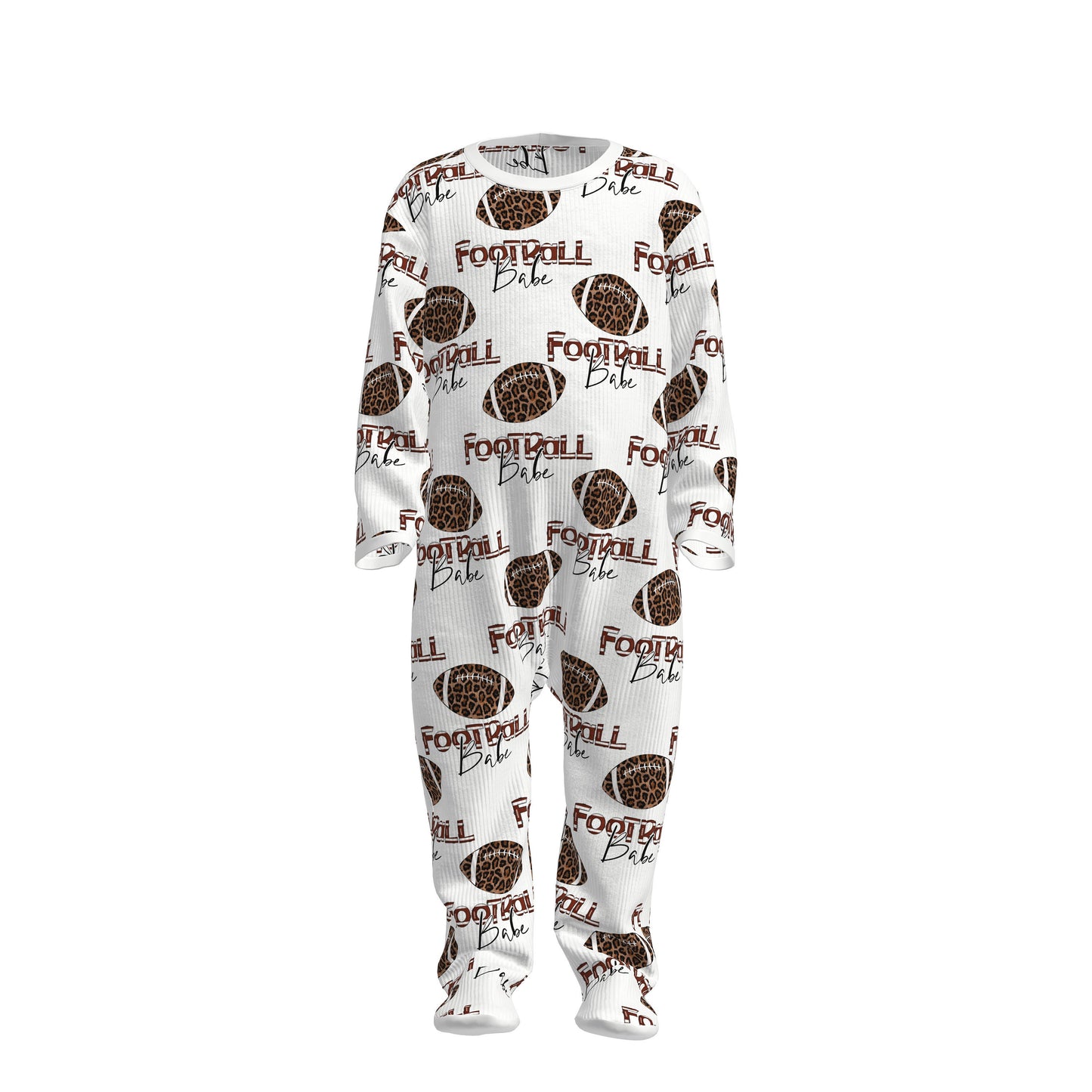 Football Babe Rib Knit Fabric RBK2647