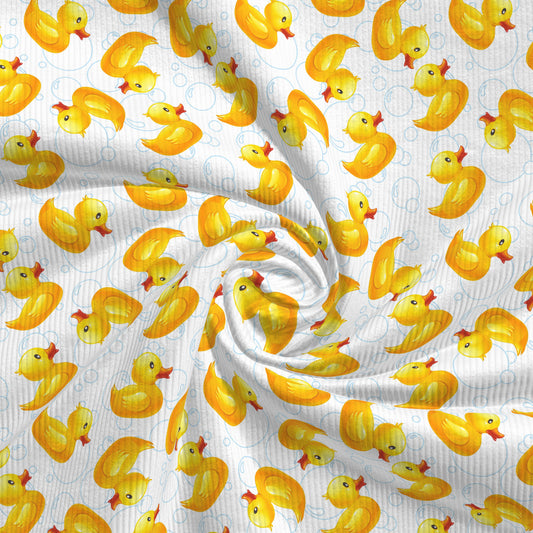 Rib Knit Fabric RBK2587 Ducks