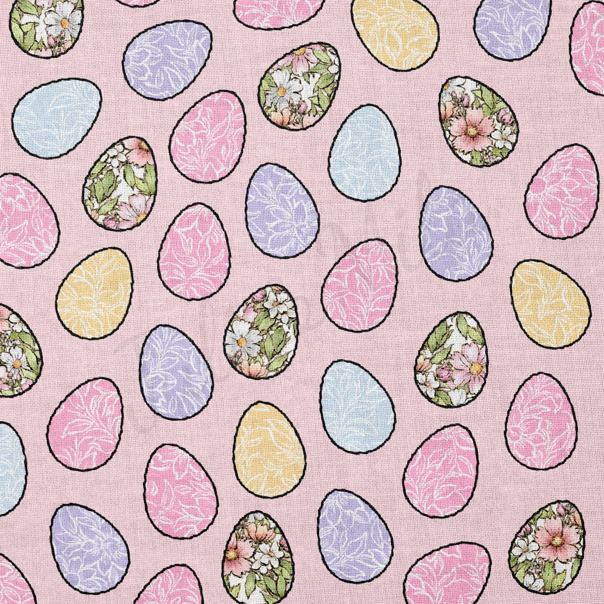 100% Cotton Fabric CTN2619 Easter