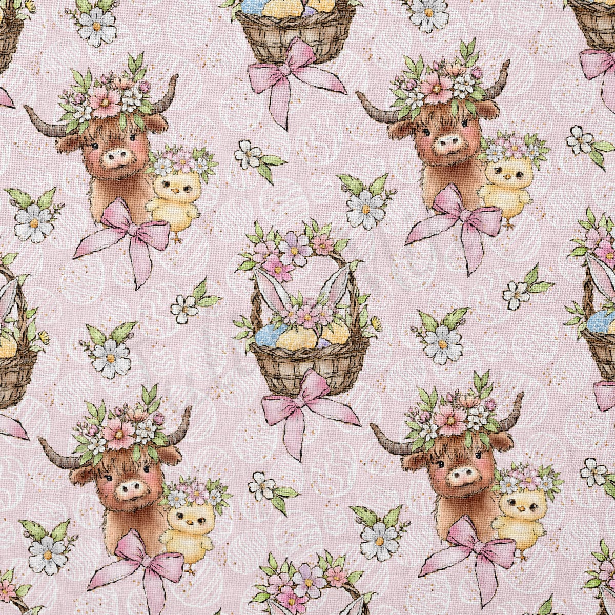 100% Cotton Fabric CTN2625 Easter