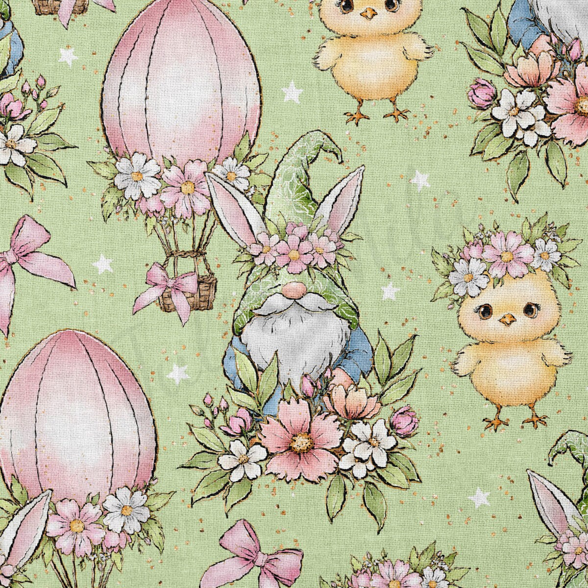 100% Cotton Fabric CTN2626 Easter