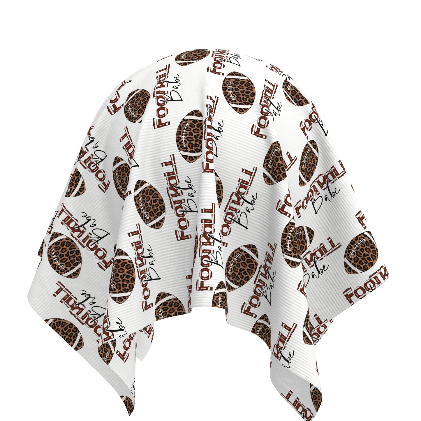 Football Babe Rib Knit Fabric RBK2647