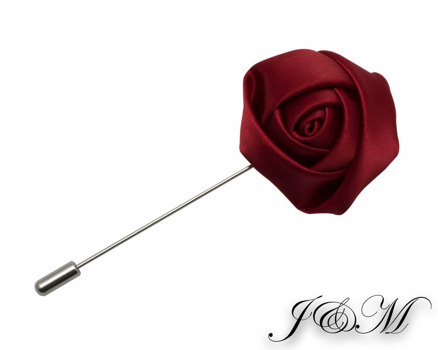 Flower Lapel Pin, Burgundy Lapel Pin, Lapel Pin, Wedding Lapel Pin, Men Lapel Pin, Lapel Flower, Wedding Boutonniere, Gift, Men's Lapel