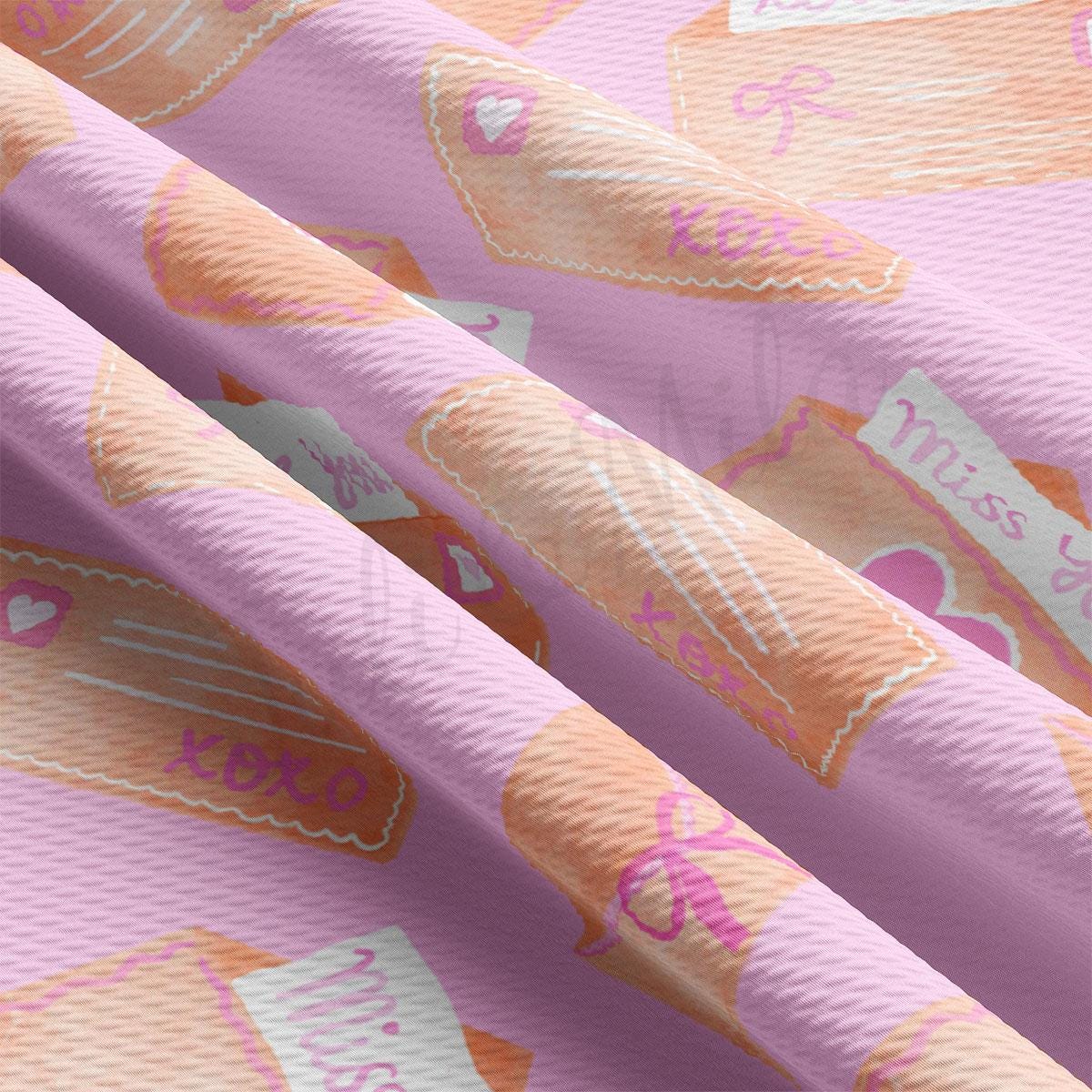 a pink background with a pattern of donuts