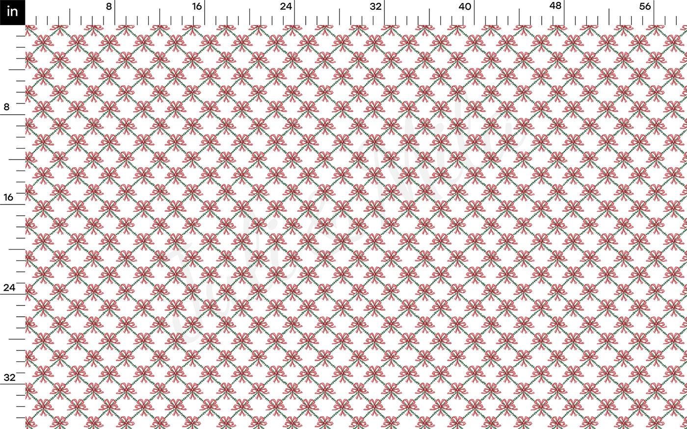 The image is a repeating pattern of red and white flowers or stars arranged in a grid-like fashion.