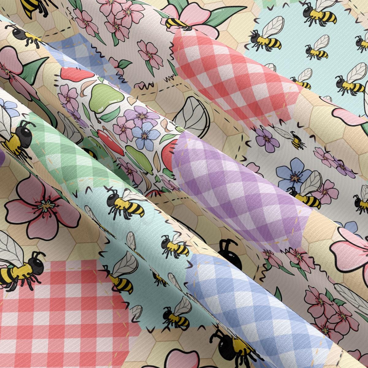a close up of a bunch of wrapping paper