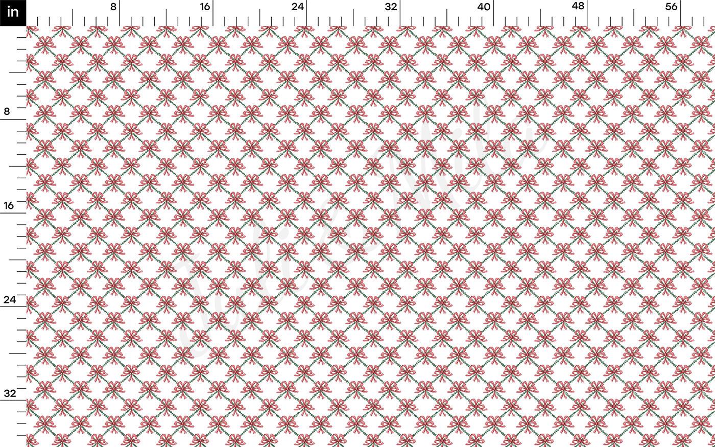The image is a repeating pattern of red and white flowers or stars arranged in a grid-like fashion.