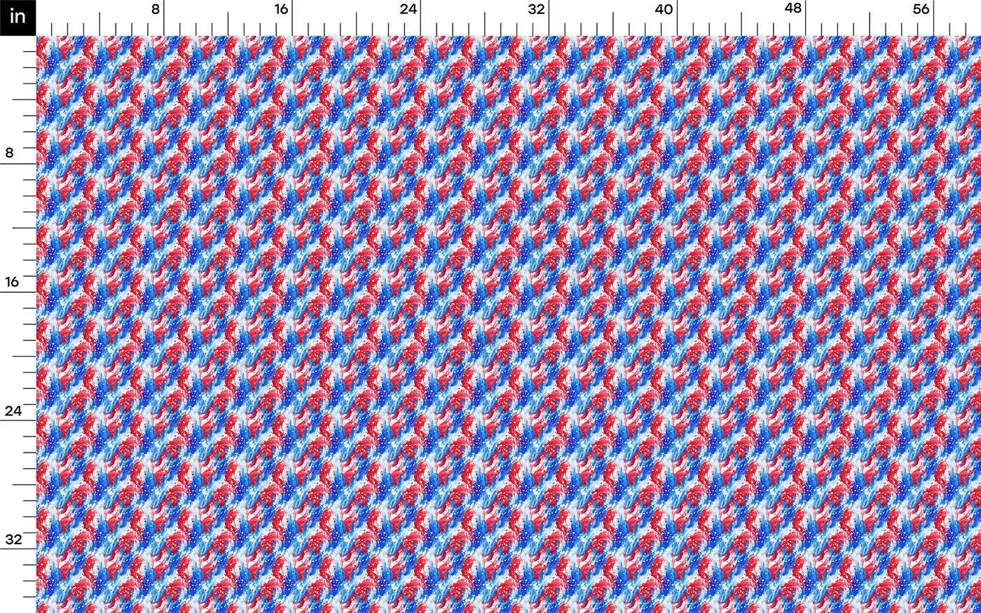 an image of a red, white and blue pattern