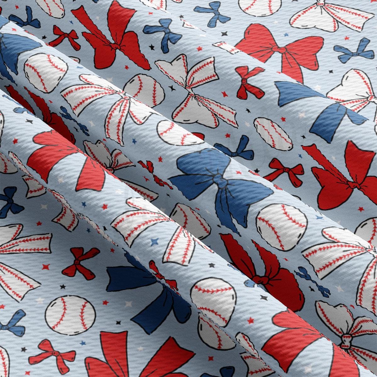 a close up of a baseball pattern on a blue background
