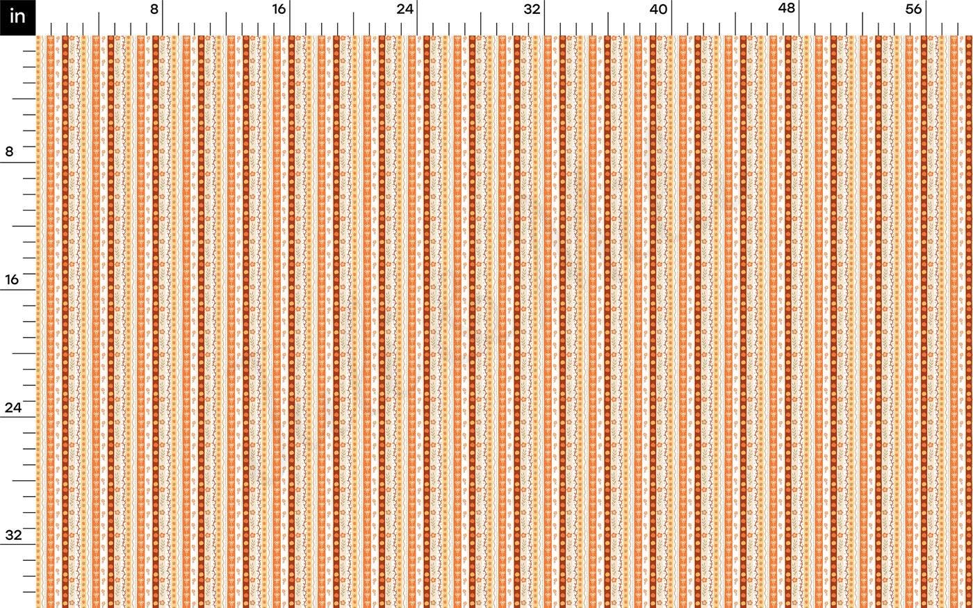 The image is a repeating pattern of vertical stripes in various shades of orange and brown, with a grid-like arrangement of the stripes. The image does not contain any text or additional objects, and the pattern repeats itself across the entire image.