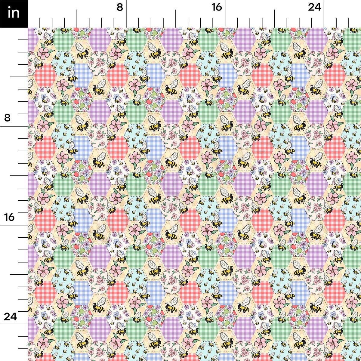 a quilt with a flower pattern on it
