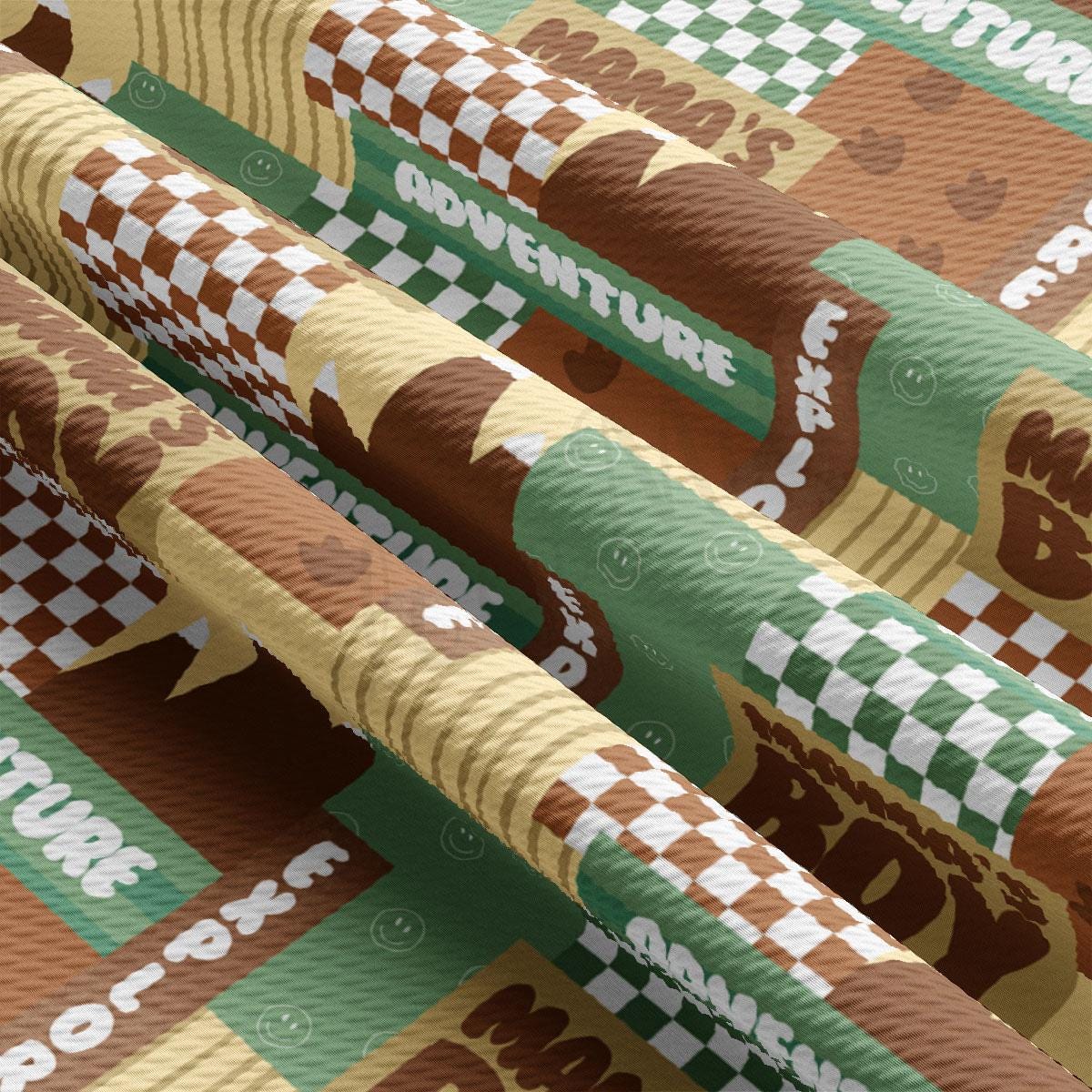 a close up of a pattern on a roll of wrapping paper