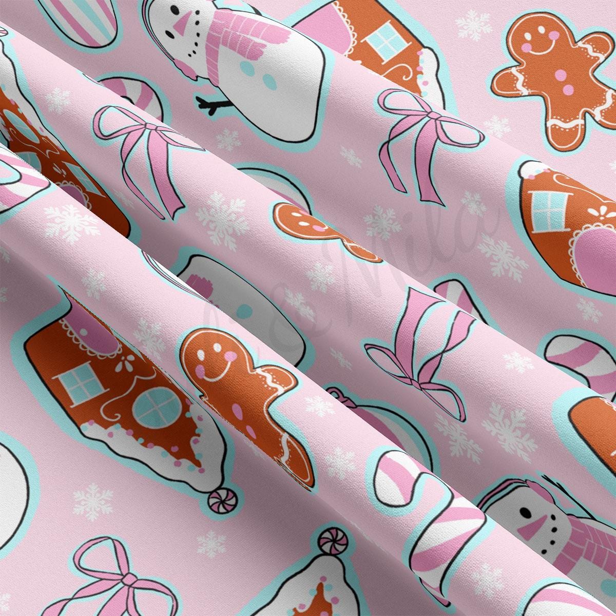 a close up of a pink wrapping paper