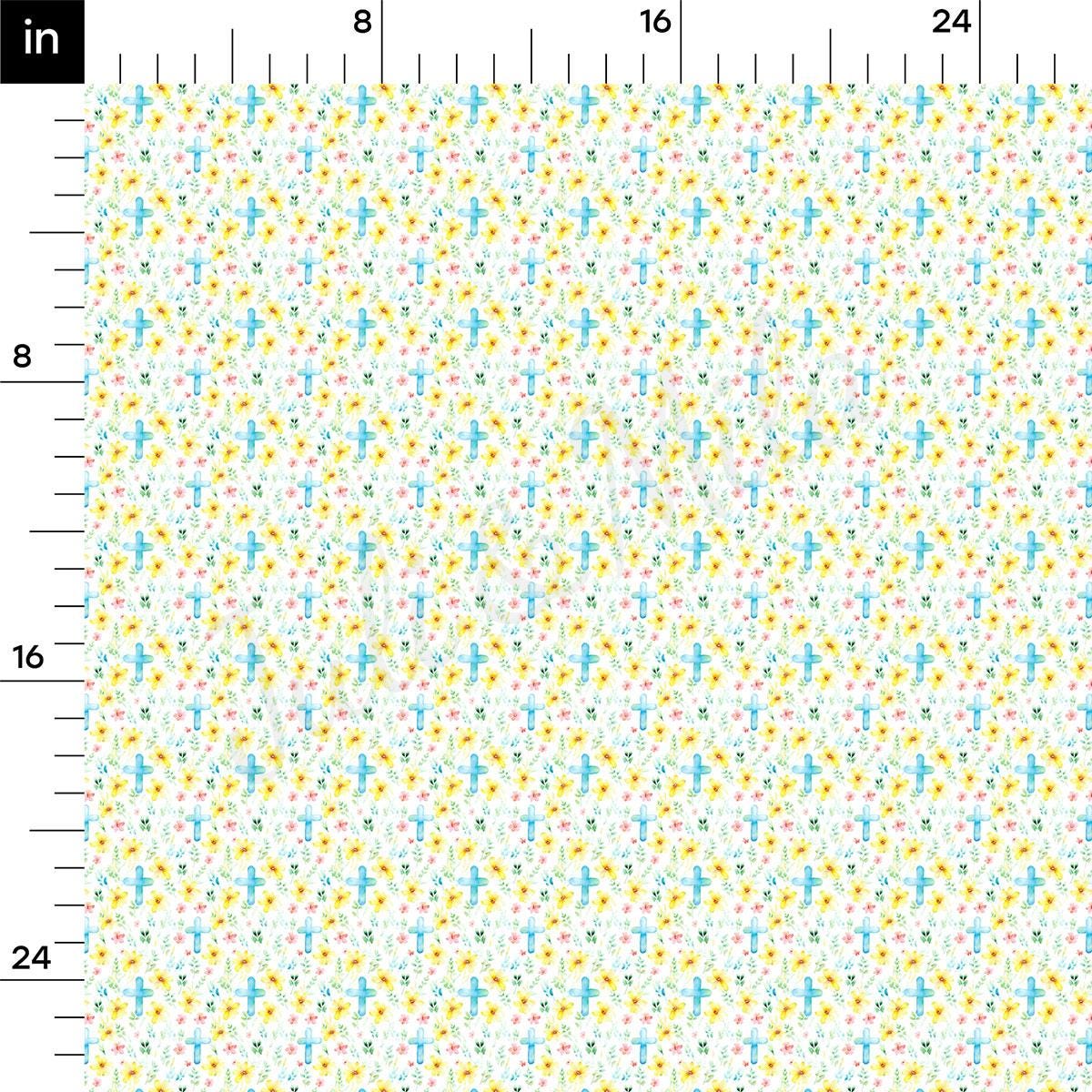 a ruler with a colorful pattern on it