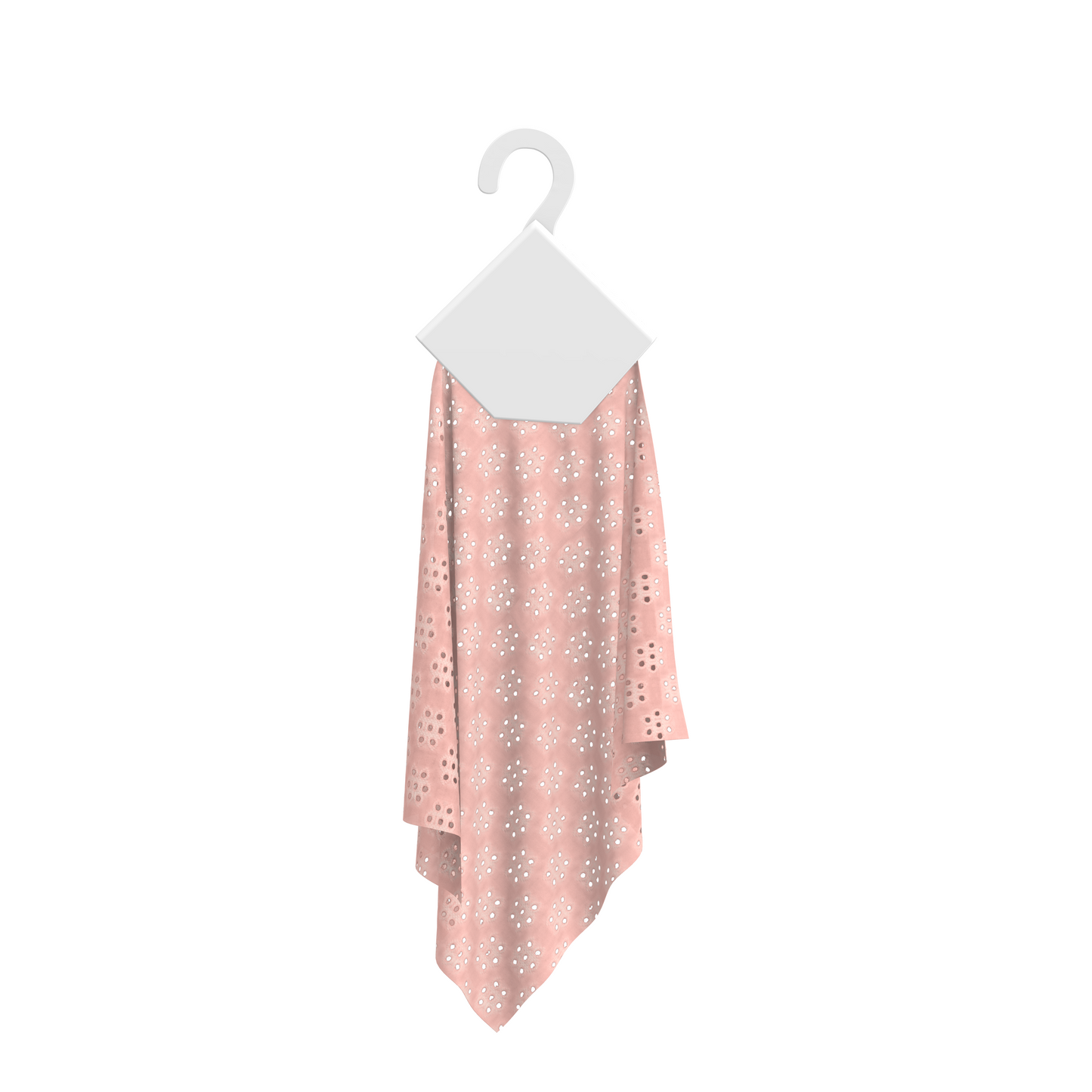 Eyelet Fabric - French Pink