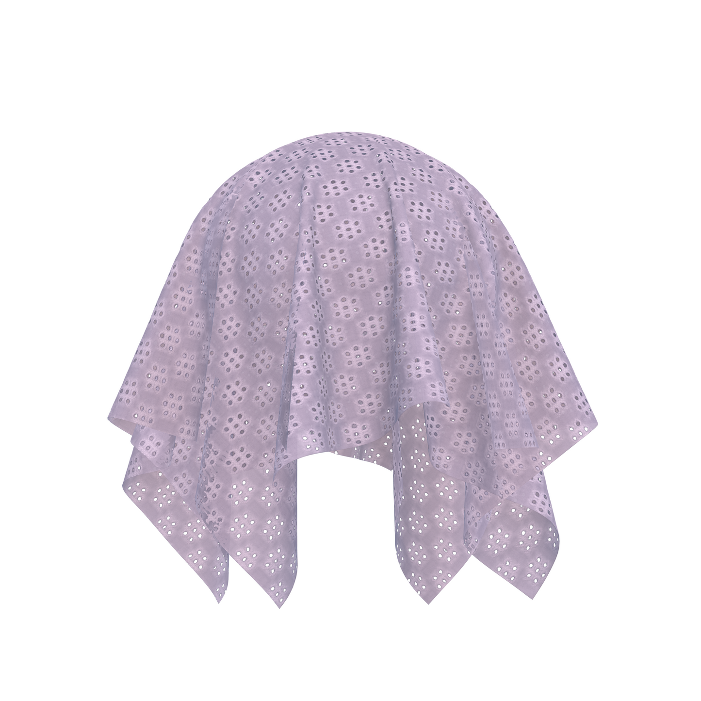 Eyelet Fabric - Lavender