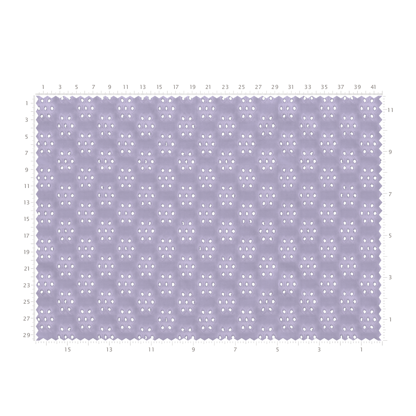 Eyelet Fabric - Lavender