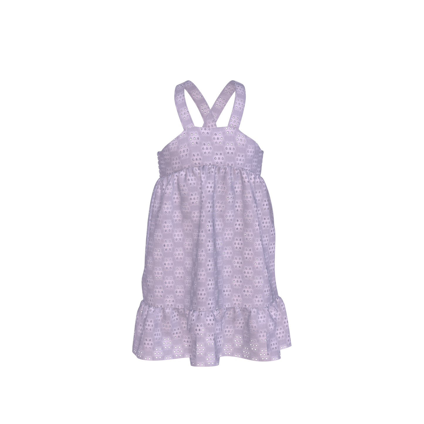 Eyelet Fabric - Lavender