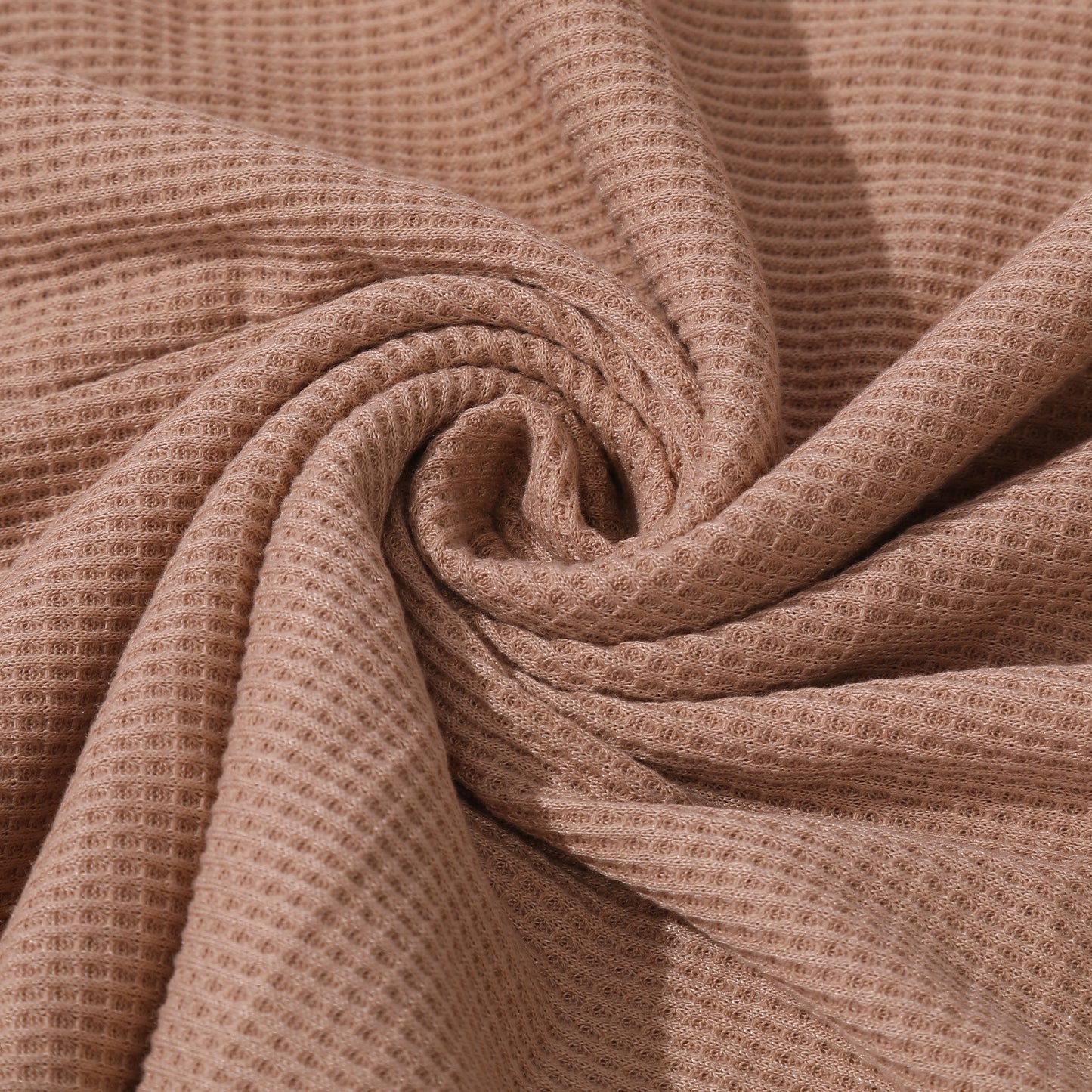 Waffle Stretchy Polyester Fabric 220 GSM