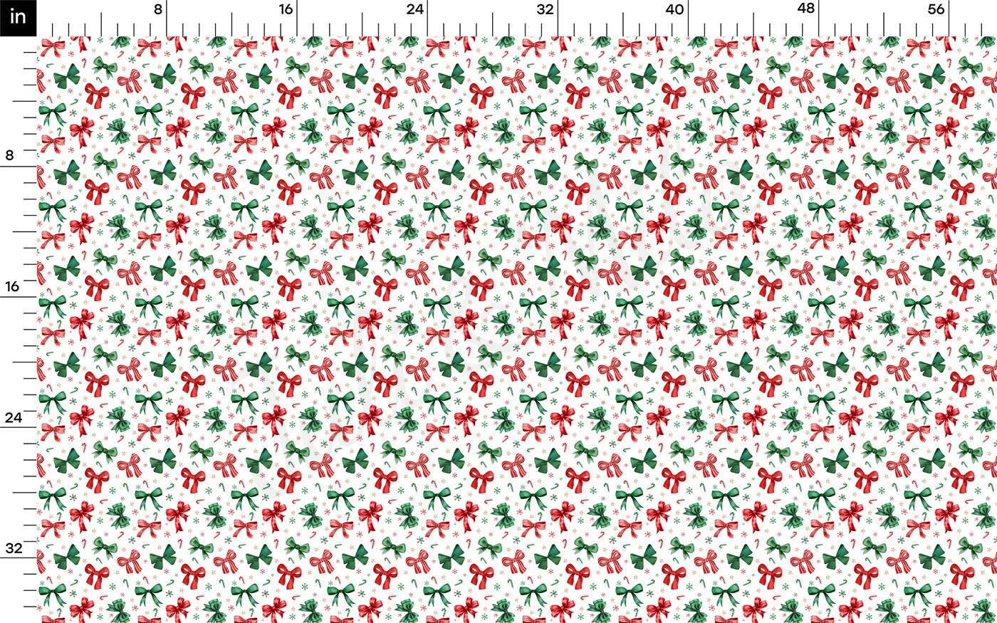 Christmas 100% Cotton Fabric By the Yard Printed in USA Cotton Sateen CTN3350
