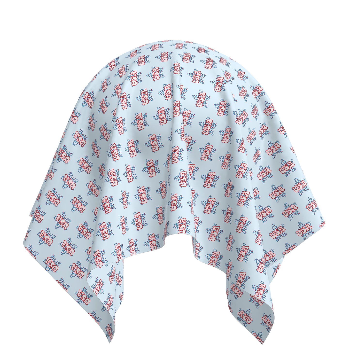 AA2581: 4th of July Patriotic Fabric by the Yard Bullet Liverpool Cotton Bamboo DBP Rib Knit Jersey Polyester Swim Waffle Scuba Minky