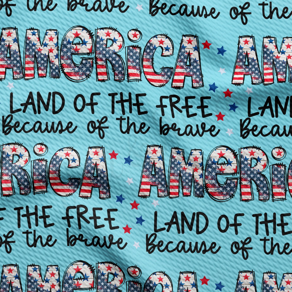 4th of July Patriotic Bullet Fabric AA2734