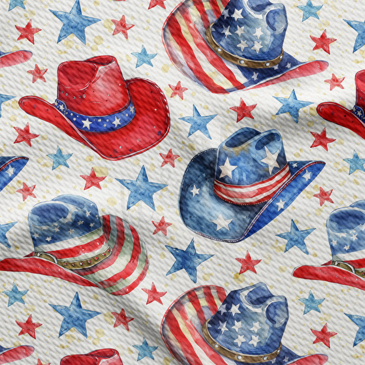 4th of July Patriotic Bullet Fabric AA2737