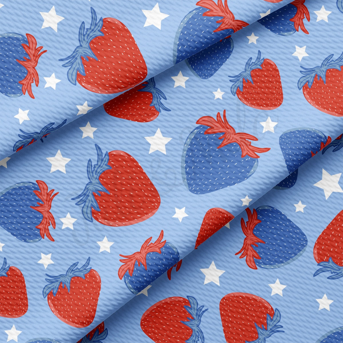 4th of July Patriotic Bullet Fabric AA2743