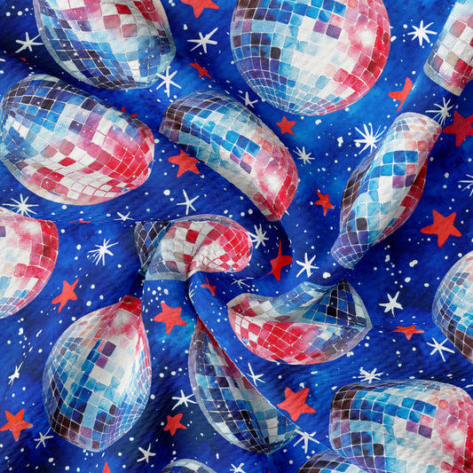 4th of July Patriotic Bullet Fabric AA2744